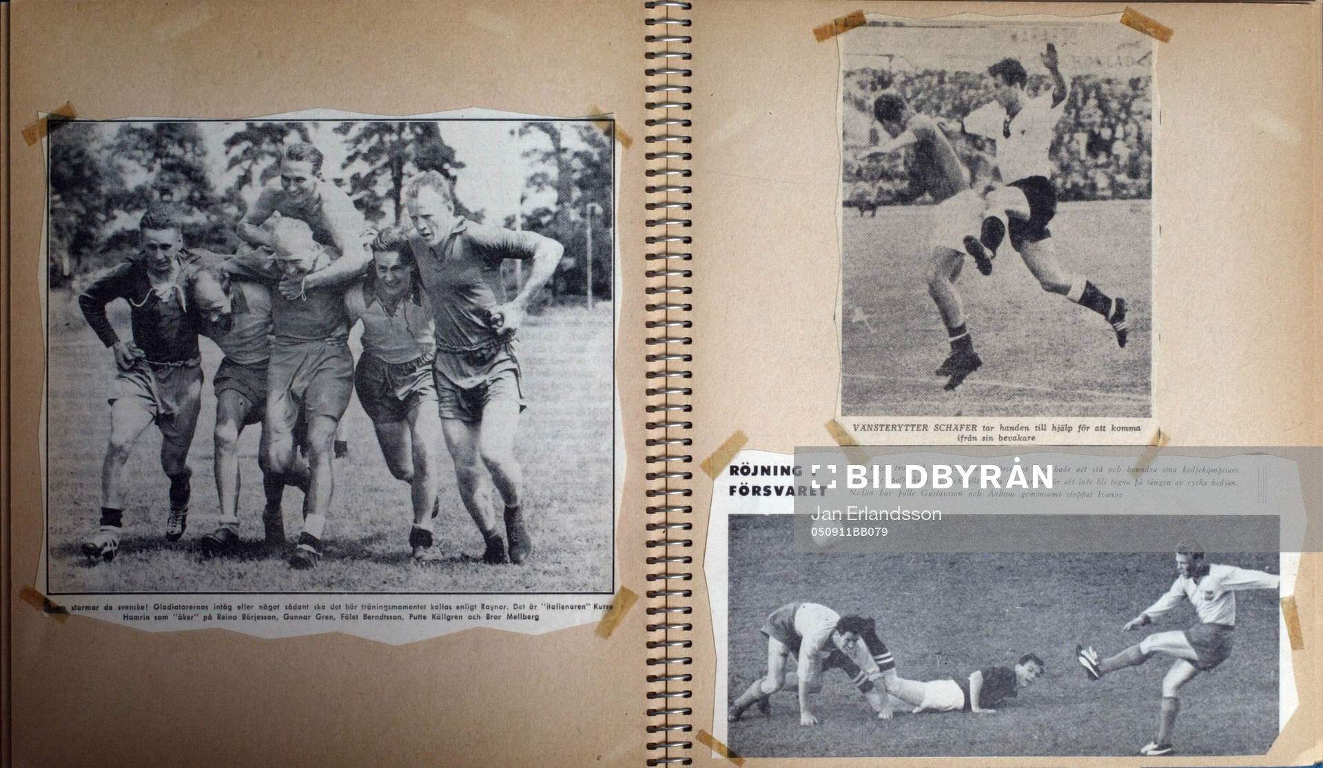 Fotboll, VM, 1958, Souvenir