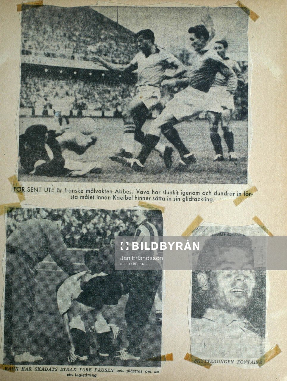 Fotboll, VM, 1958, Souvenir