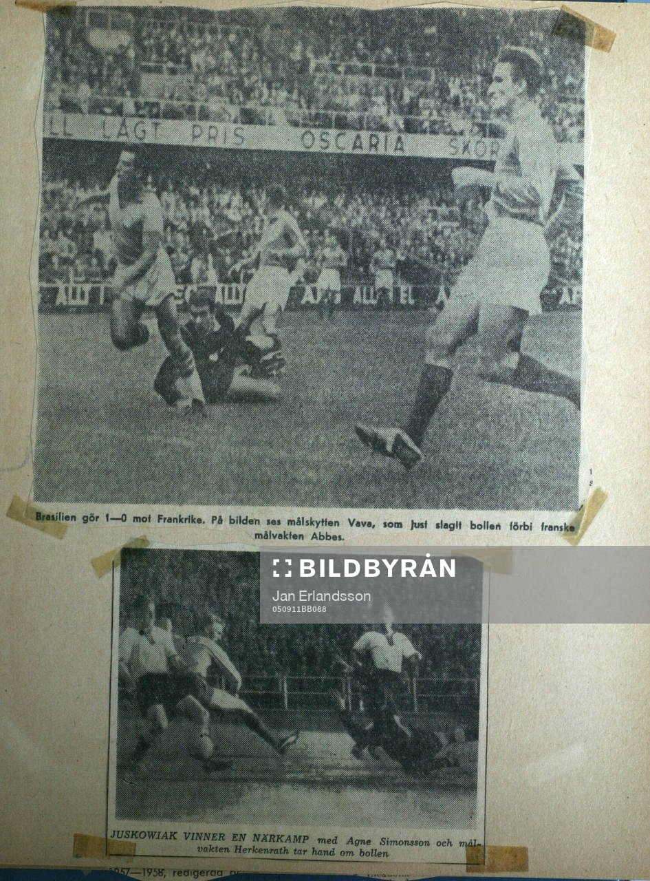 Fotboll, VM, 1958, Souvenir