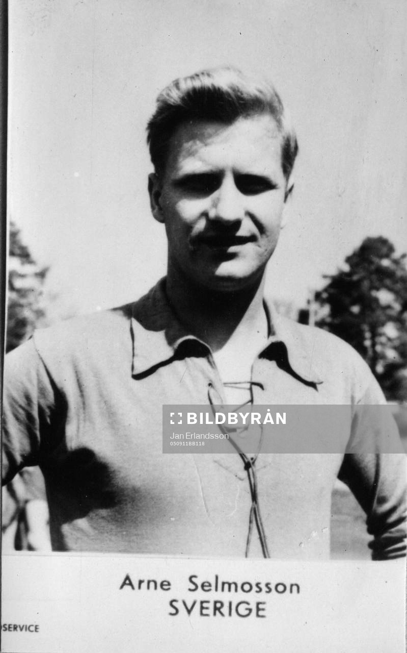 Fotboll, VM, 1958, Souvenir. Arne Selmosson