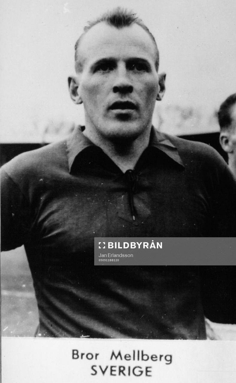 Fotboll, VM, 1958, Souvenir. Bror Mellberg