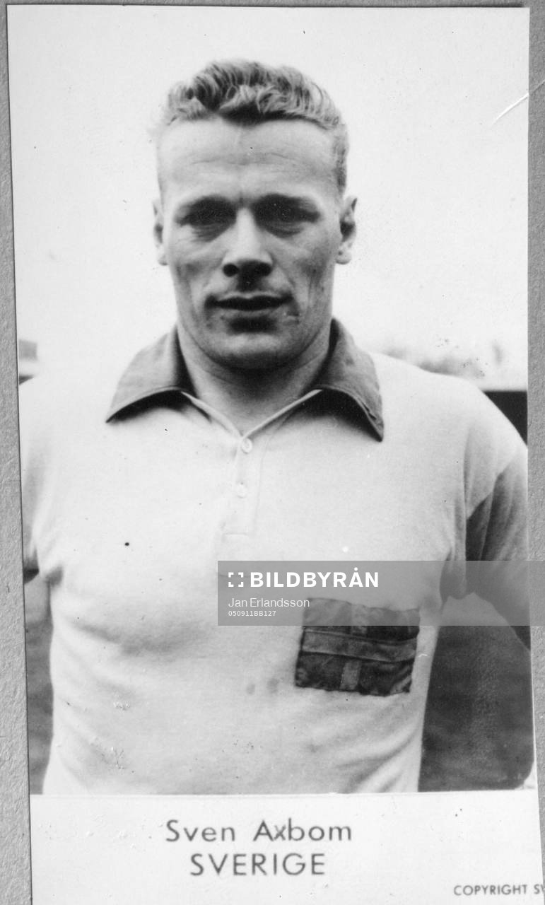 Fotboll, VM, 1958, Souvenir. Sven Axbom