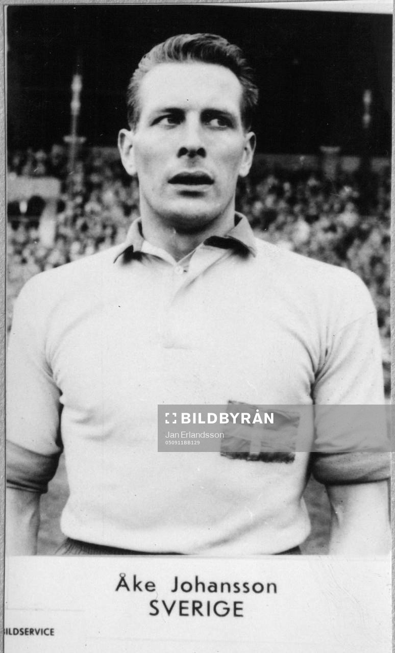 Fotboll, VM, 1958, Souvenir. Åke Johansson