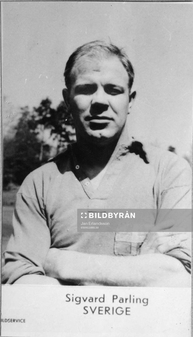 Fotboll, VM, 1958, Souvenir. Sigvard Parling