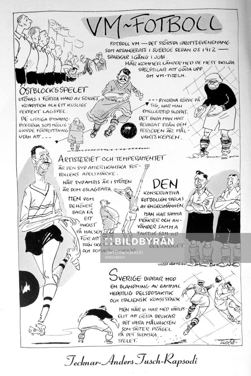 Fotboll, VM, 1958, Souvenir