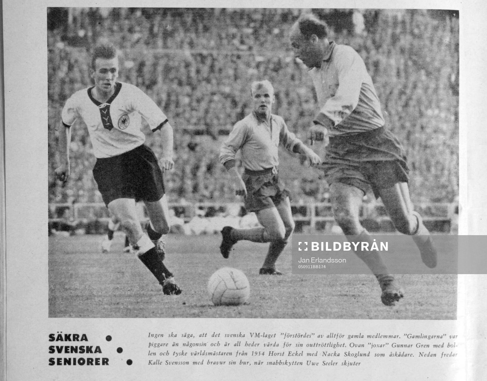 Fotboll, VM, 1958, Souvenir