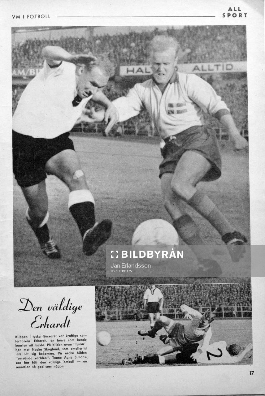 Fotboll, VM, 1958, Souvenir