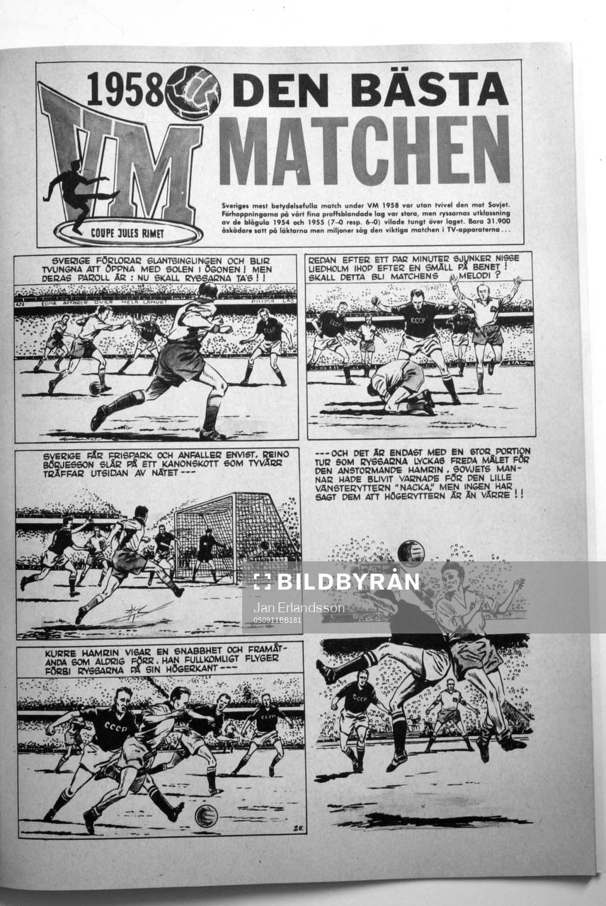 Fotboll, VM, 1958, Souvenir