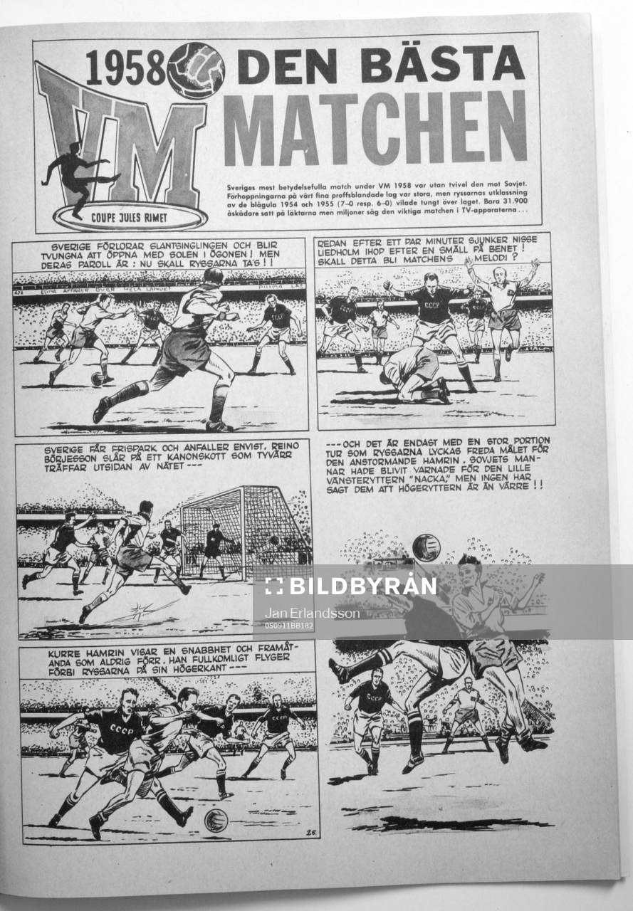 Fotboll, VM, 1958, Souvenir