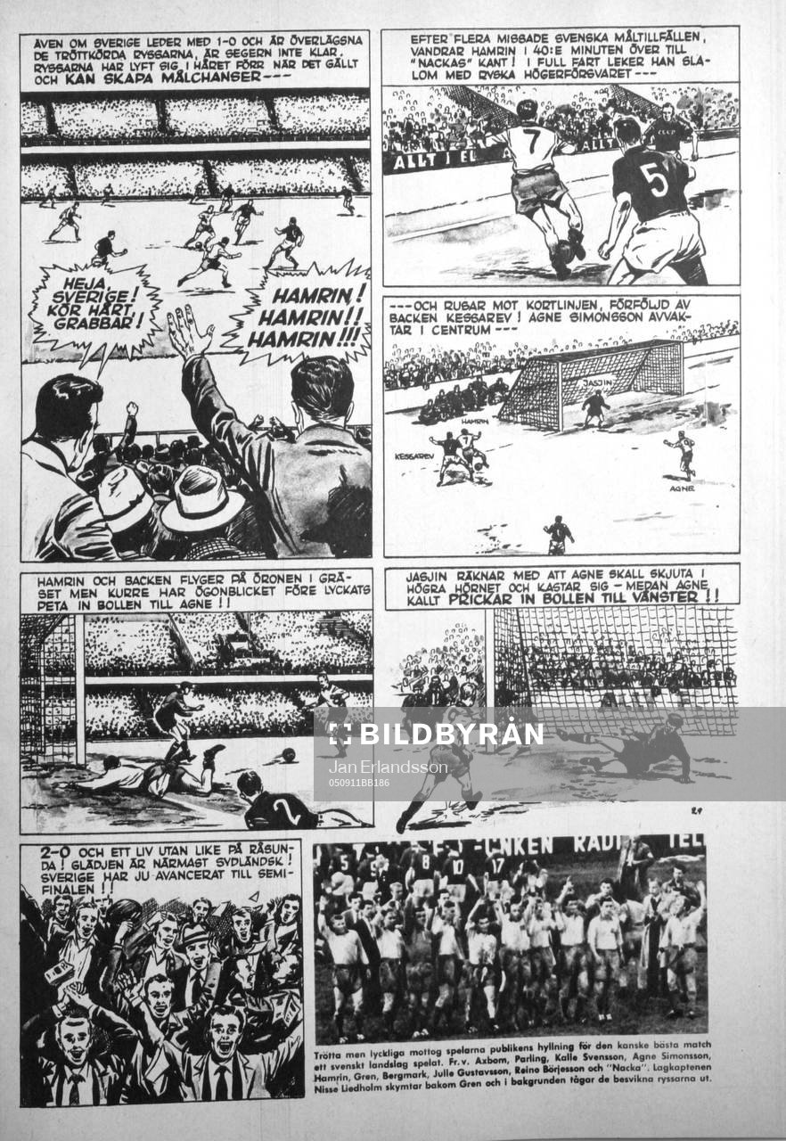 Fotboll, VM, 1958, Souvenir