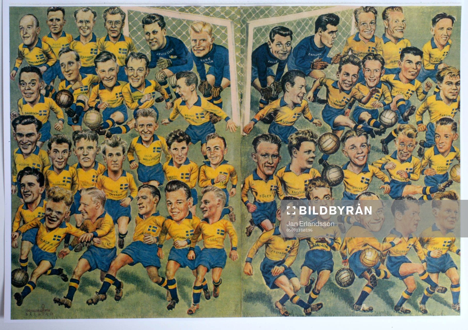 Fotboll, VM, 1958, Souvenir