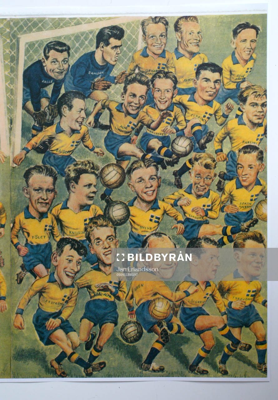 Fotboll, VM, 1958, Souvenir