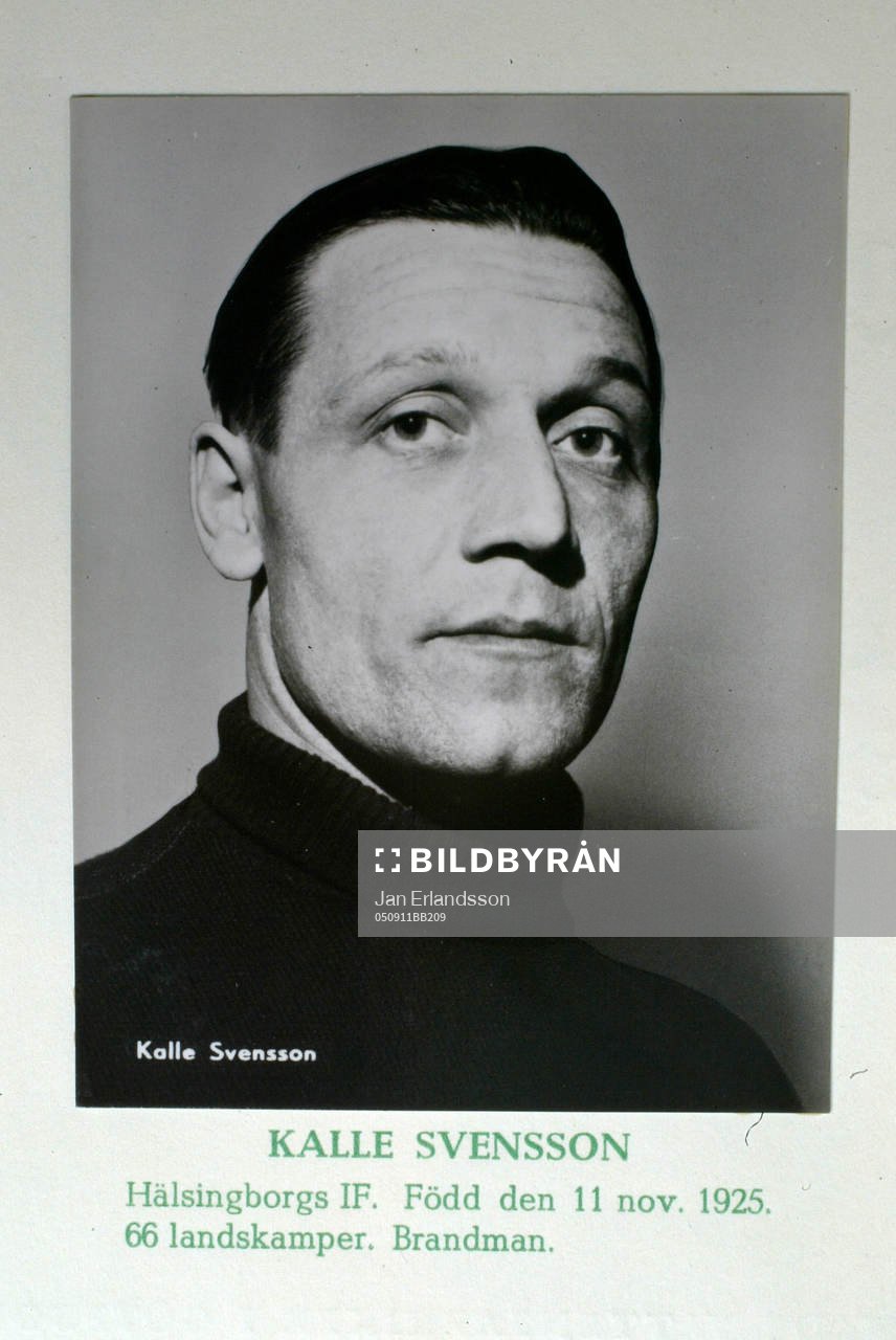 Fotboll, VM, 1958, Souvenir. Kalle Svensson, Målvakt
