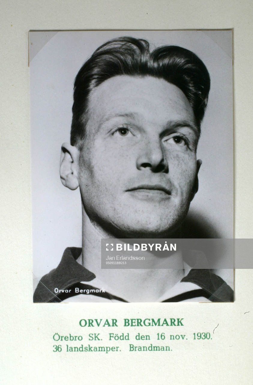Fotboll, VM, 1958, Souvenir. Orvar Bergmark