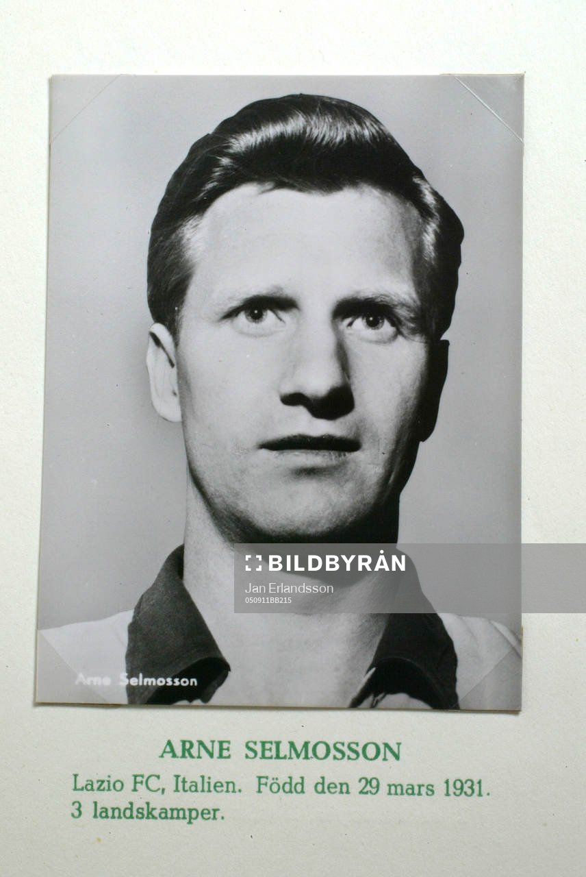 Fotboll, VM, 1958, Souvenir. Arne Selmosson