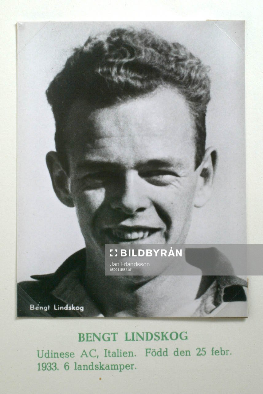 Fotboll, VM, 1958, Souvenir. Bengt Lindskog