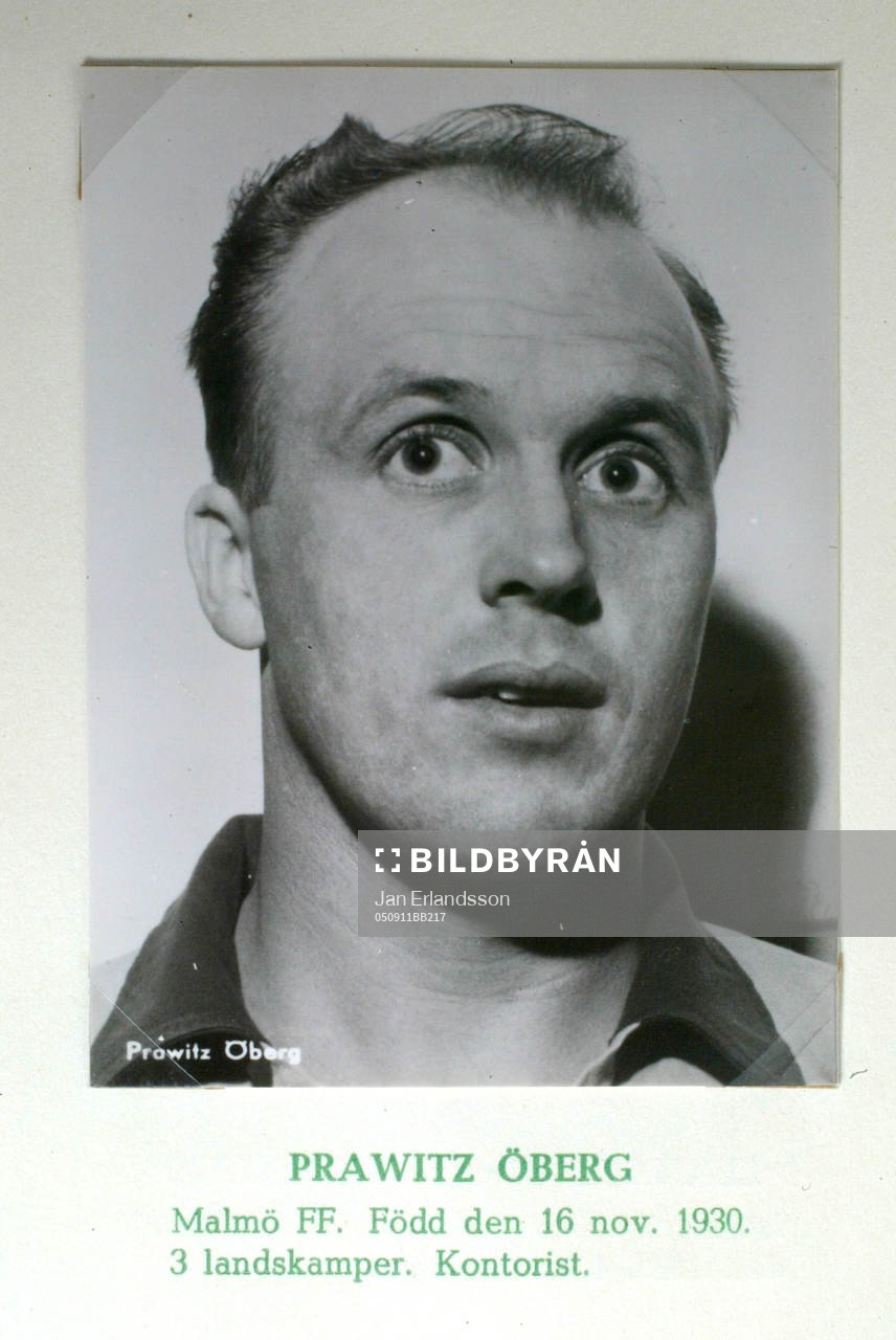 Fotboll, VM, 1958, Souvenir. Prawitz Öberg