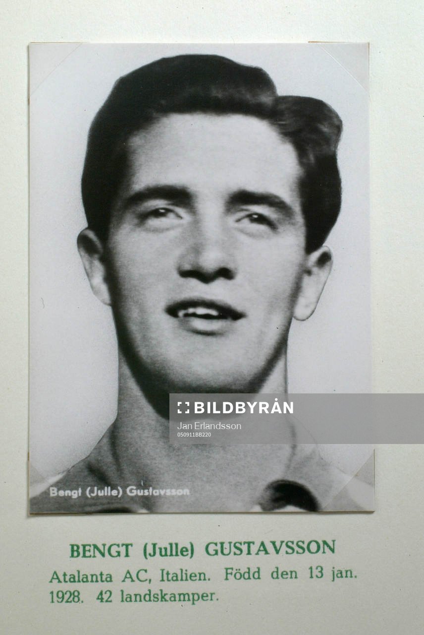 Fotboll, VM, 1958, Souvenir. Bengt Julle Gustavsson