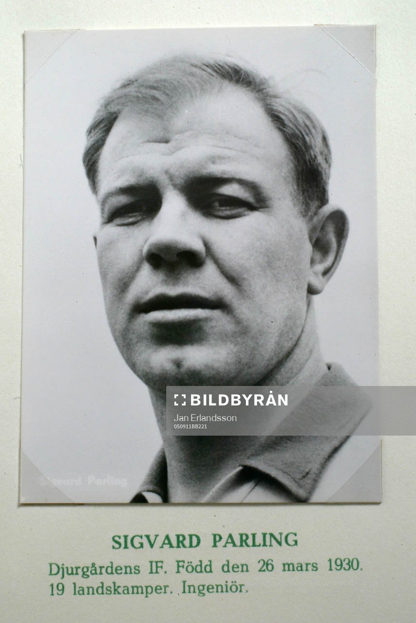 Fotboll, VM, 1958, Souvenir. Sigvard Parling