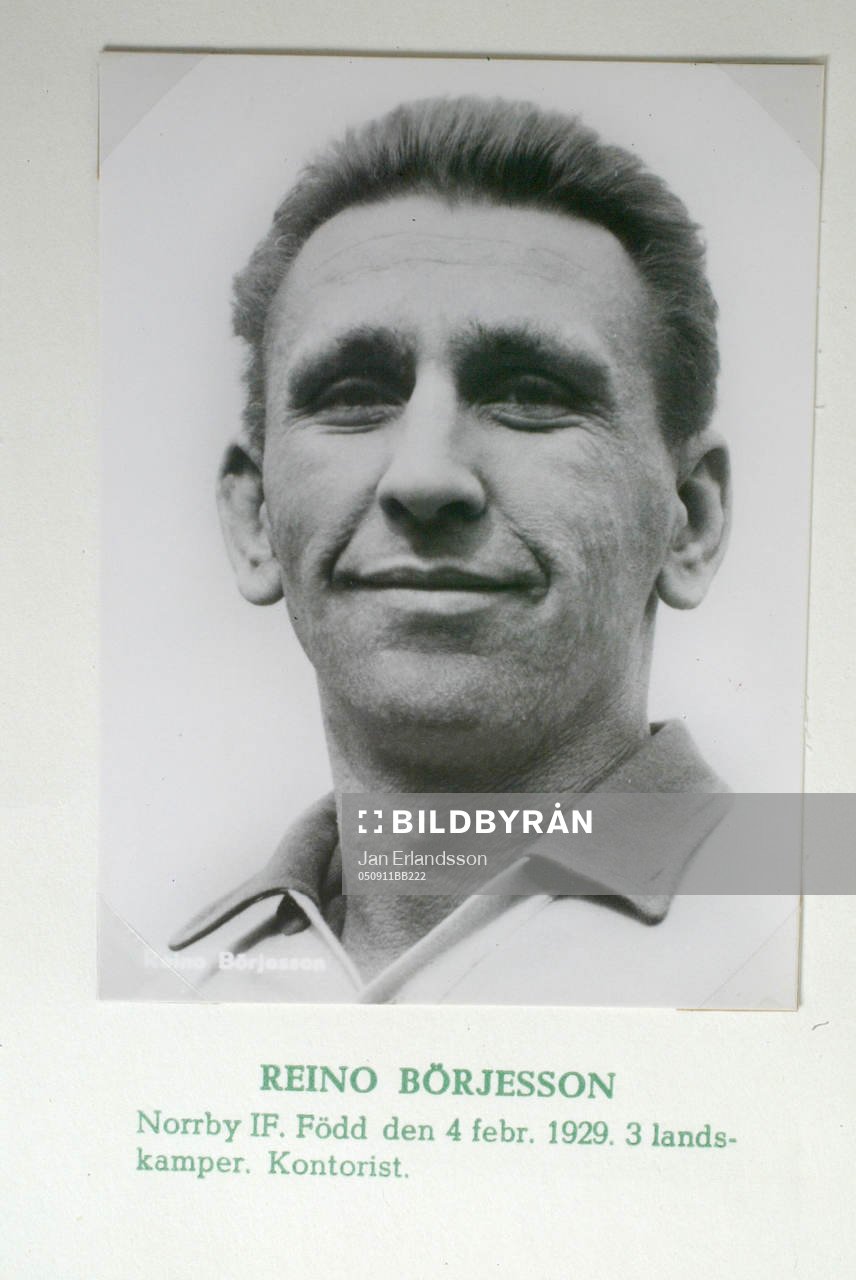 Fotboll, VM, 1958, Souvenir. Reino Börjesson