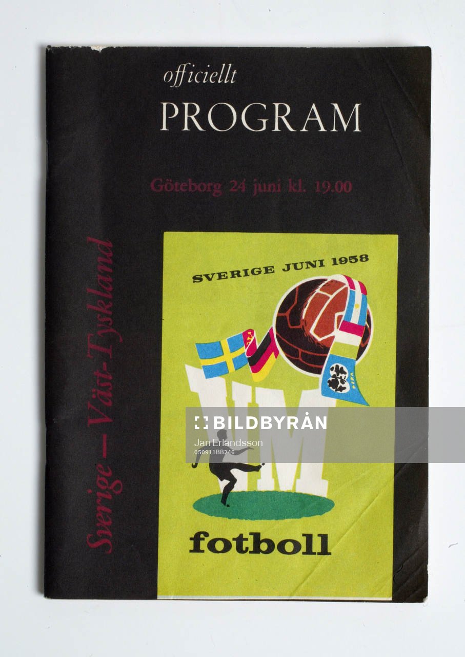 Fotboll, VM, 1958, Souvenir