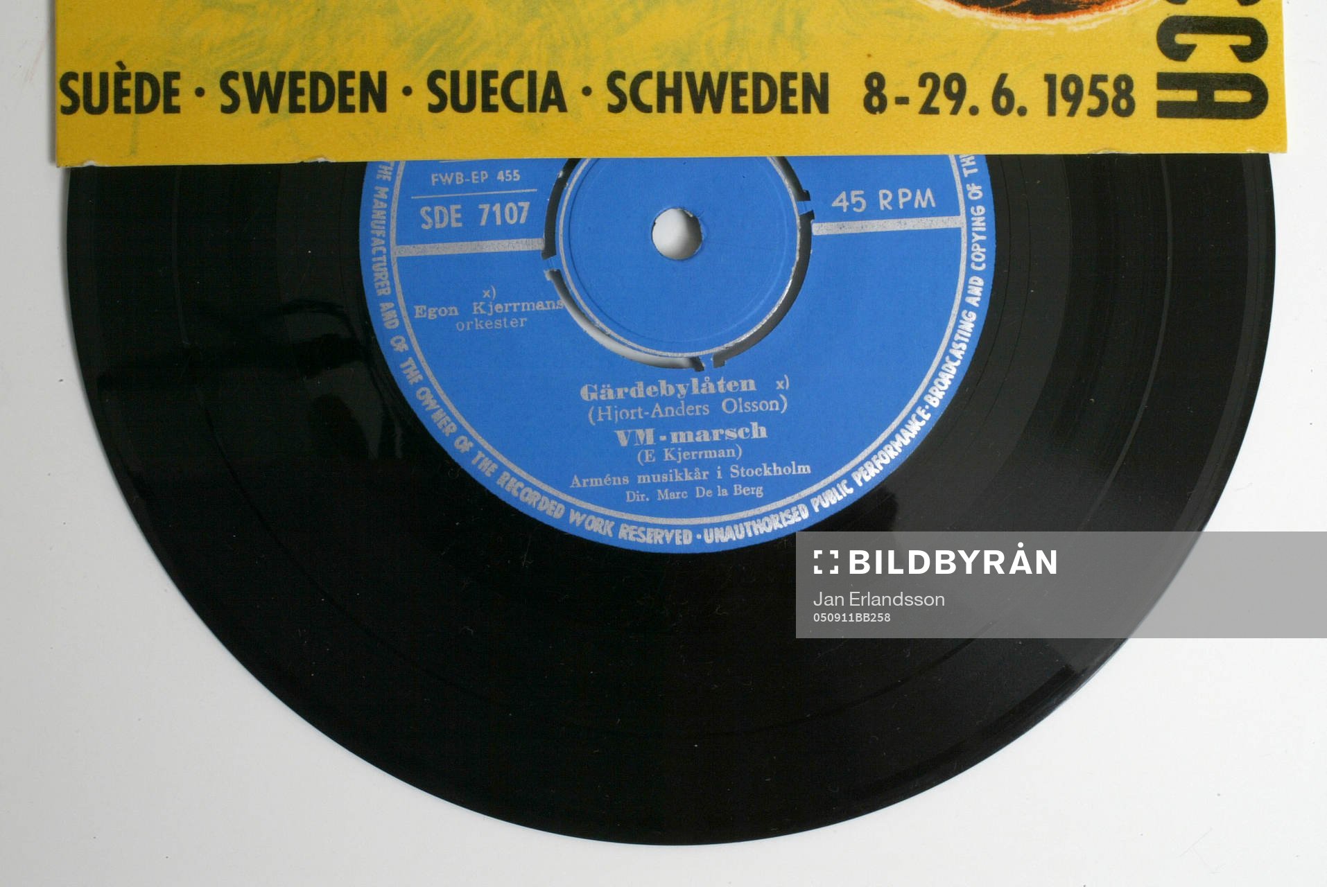Fotboll, VM, 1958, Souvenir