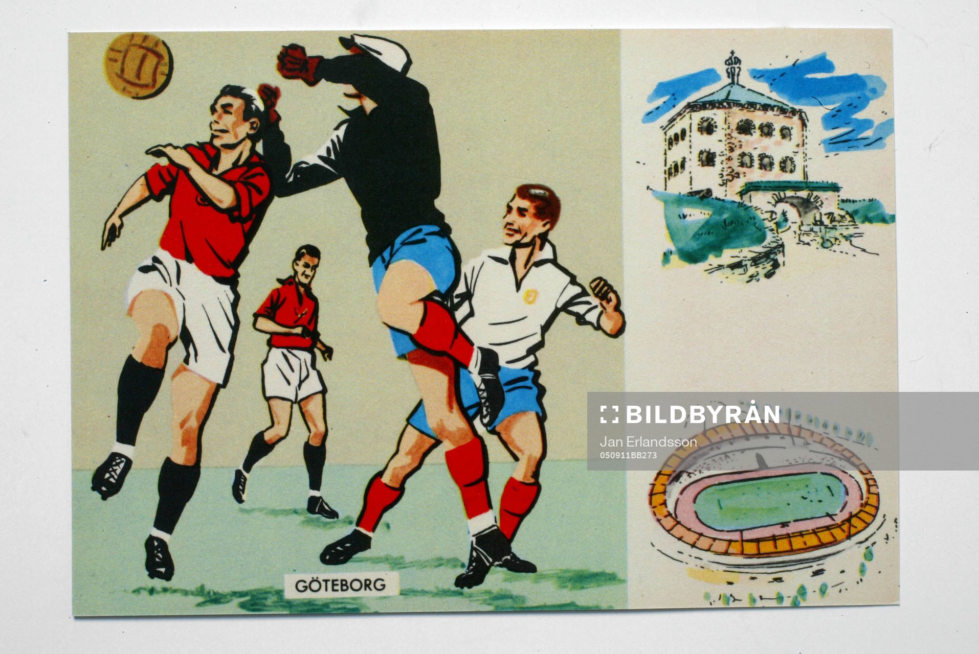 Fotboll, VM, 1958, Souvenir