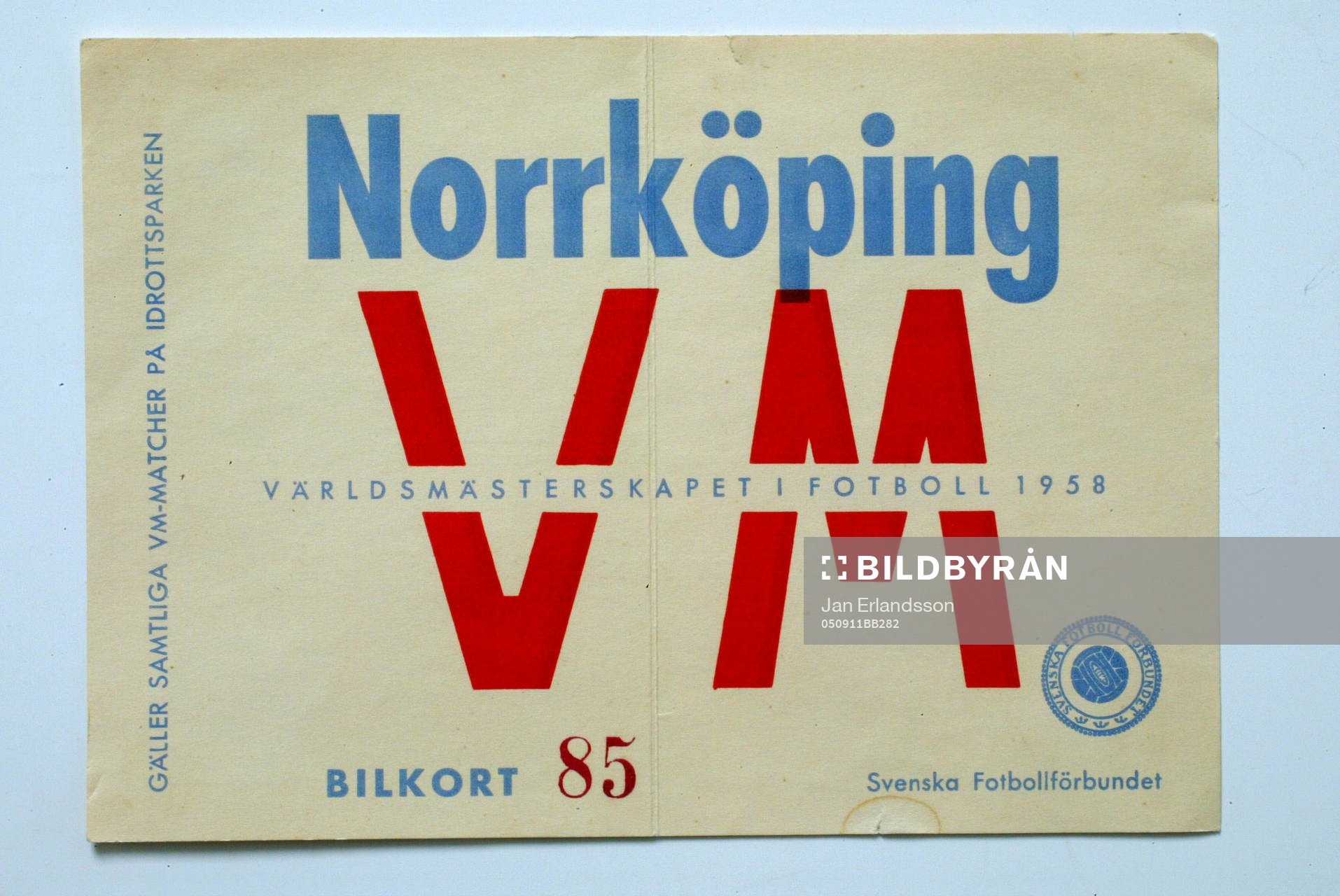 Fotboll, VM, 1958, Souvenir