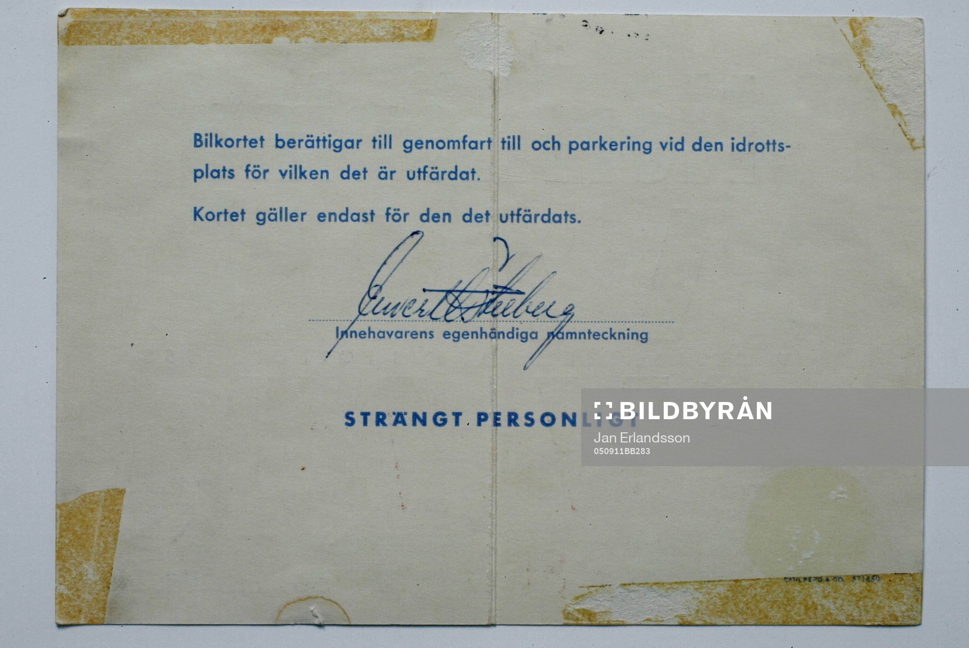 Fotboll, VM, 1958, Souvenir