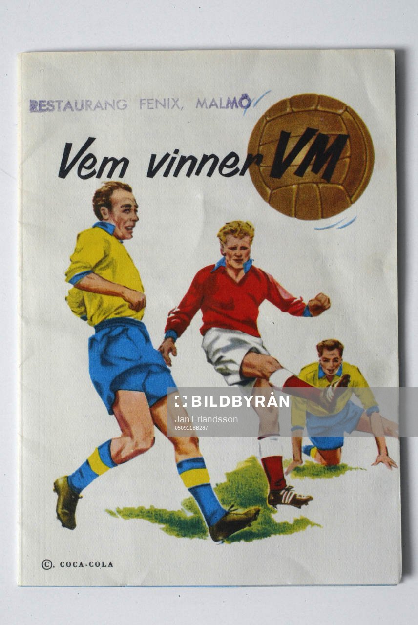 Fotboll, VM, 1958, Souvenir
