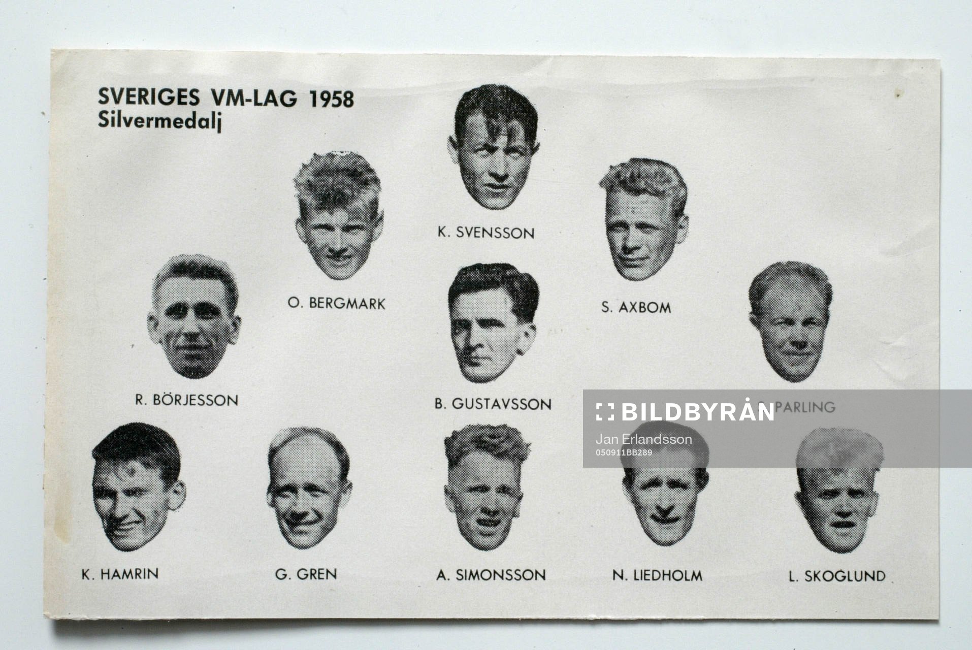 Fotboll, VM, 1958, Souvenir
