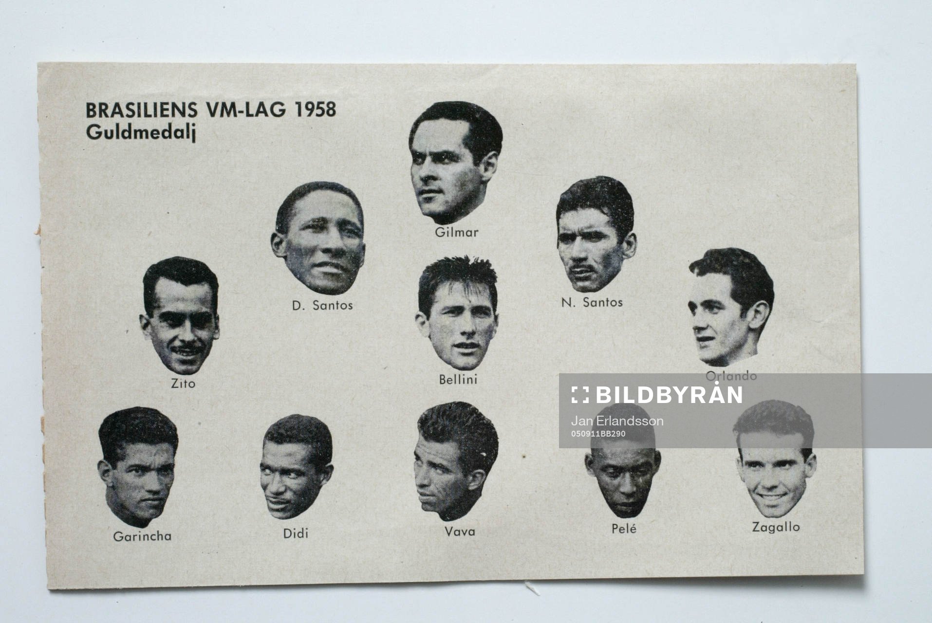 Fotboll, VM, 1958, Souvenir