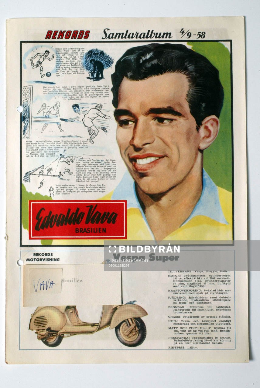 Fotboll, VM, 1958, Souvenir