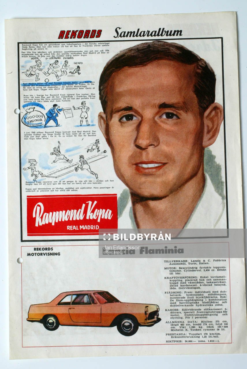 Fotboll, VM, 1958, Souvenir