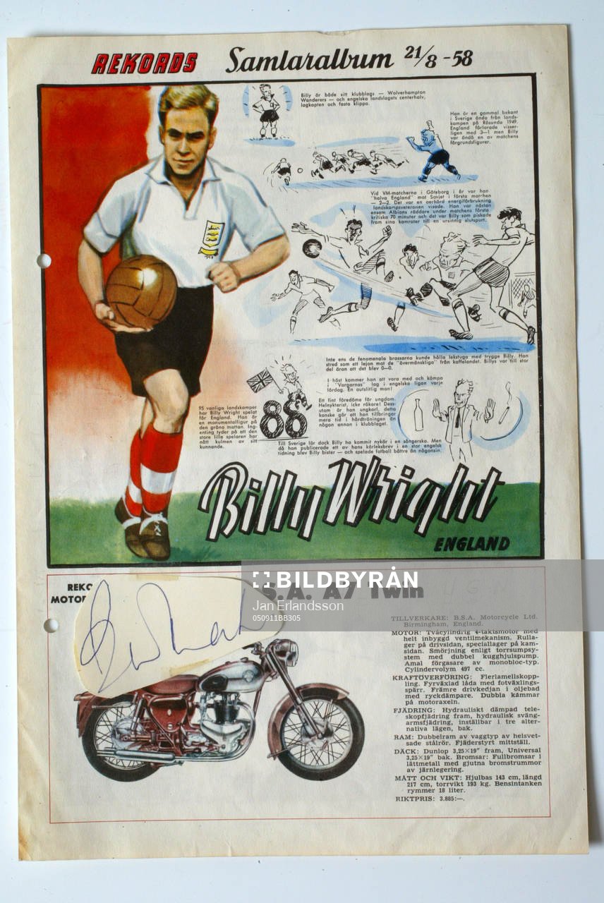 Fotboll, VM, 1958, Souvenir