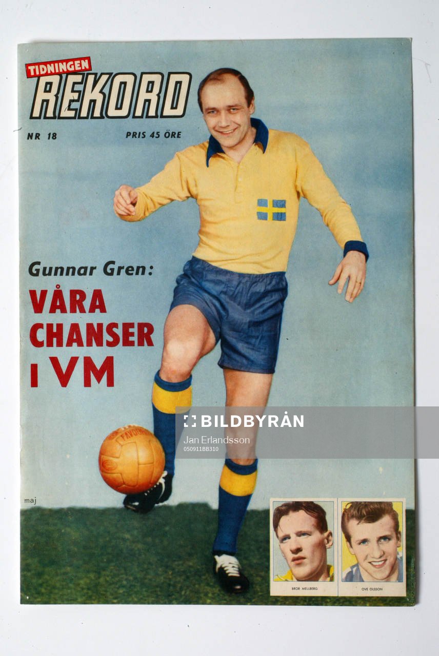 Fotboll, VM, 1958, Souvenir