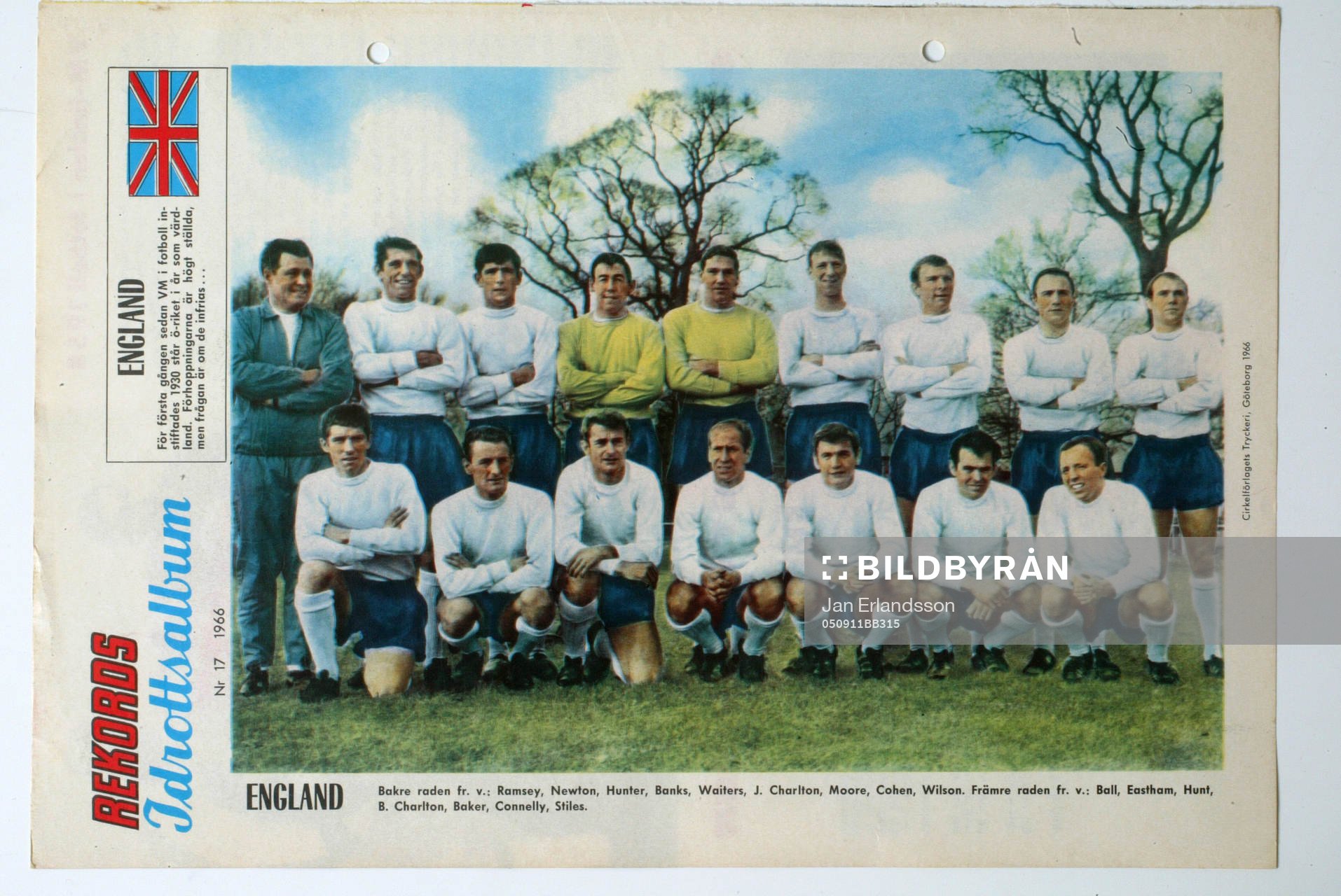 Fotboll, VM, 1958, Souvenir