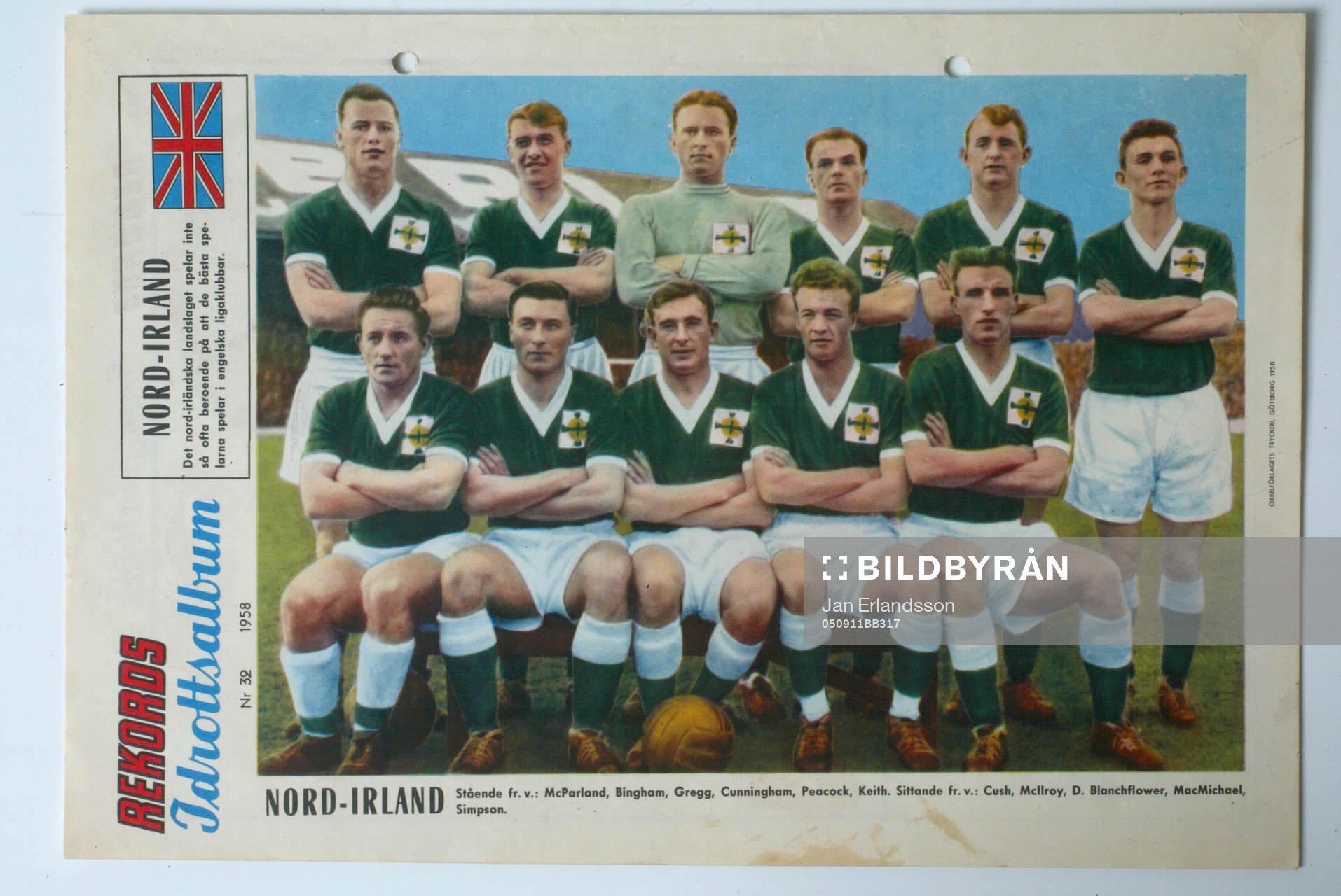 Fotboll, VM, 1958, Souvenir