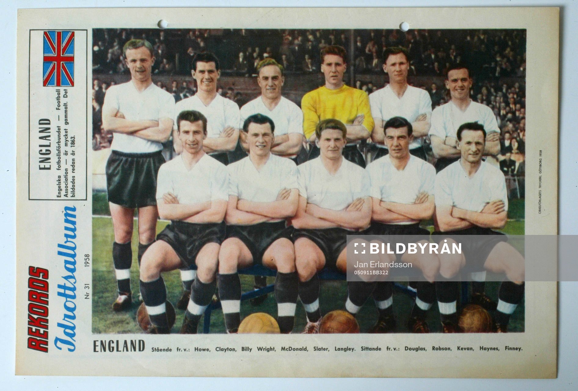Fotboll, VM, 1958, Souvenir