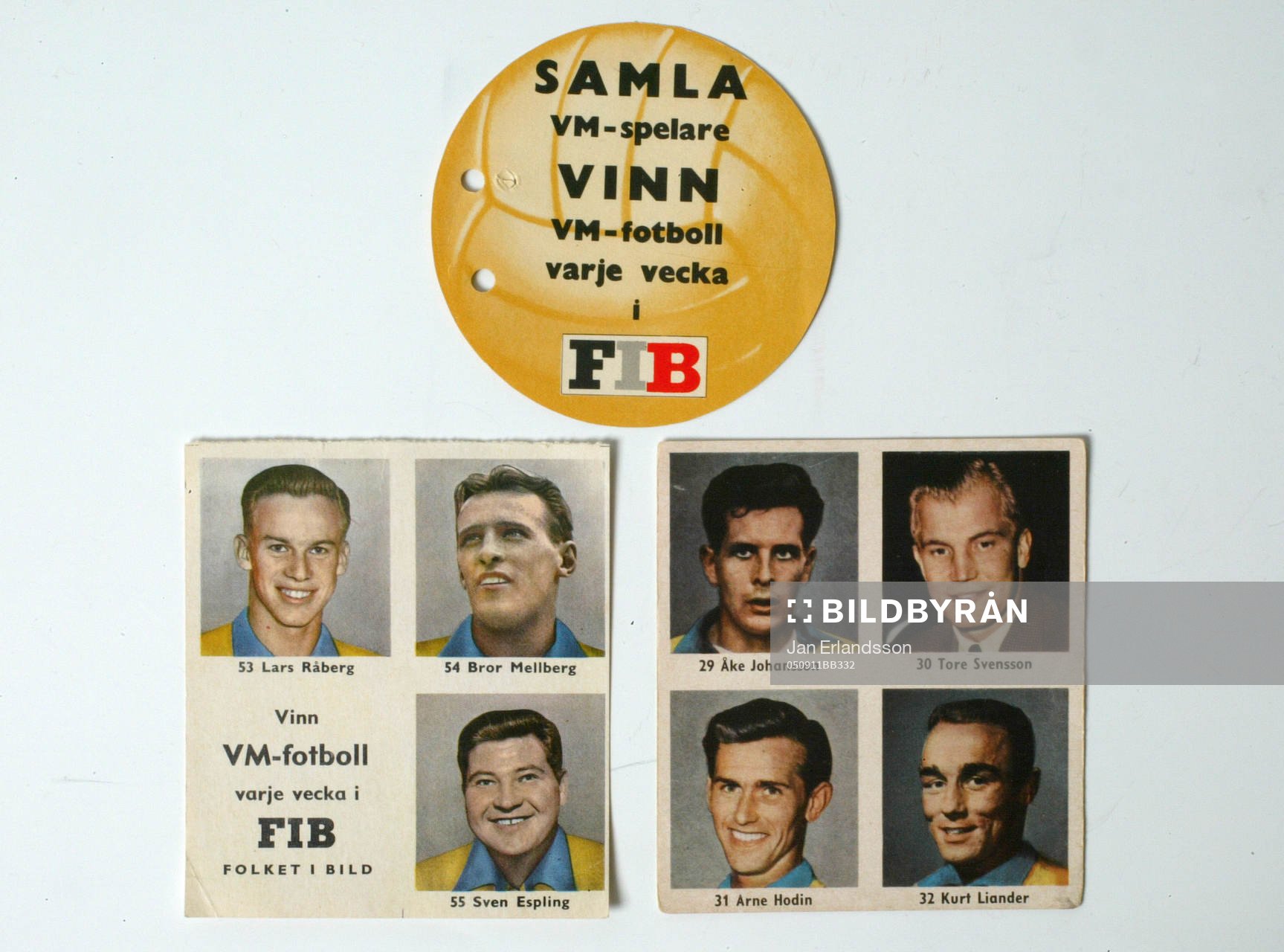 Fotboll, VM, 1958, Souvenir