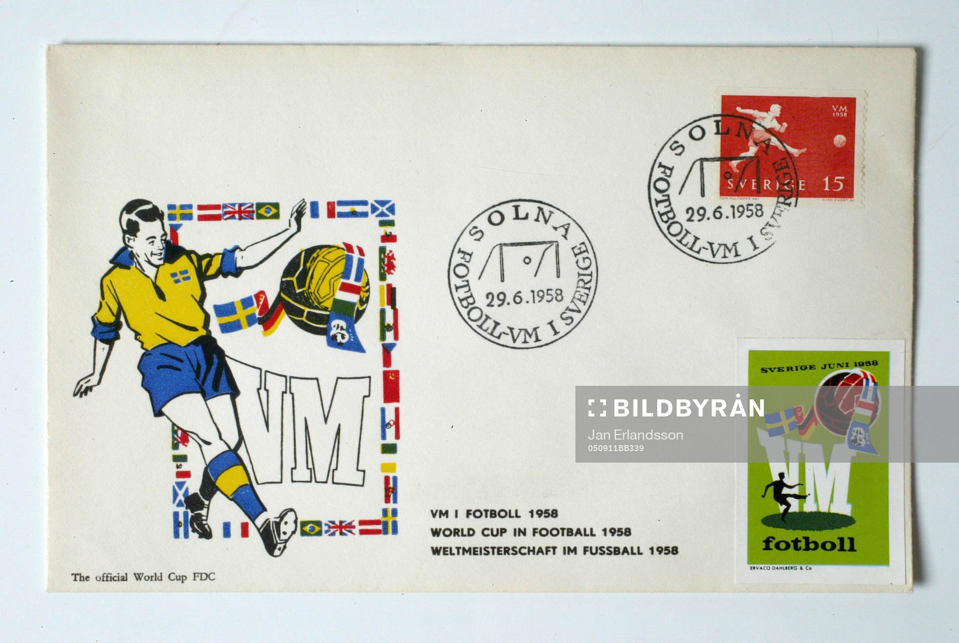Fotboll, VM, 1958, Souvenir