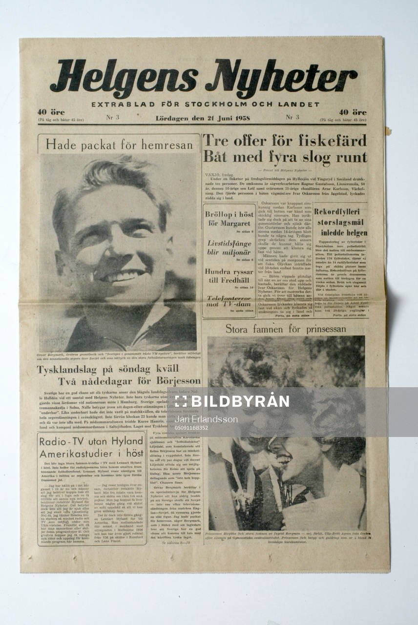 Fotboll, VM, 1958, Souvenir