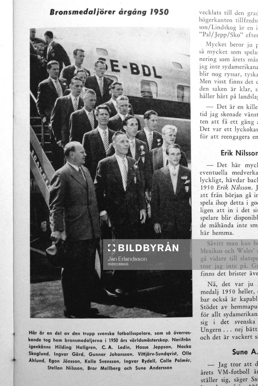 Fotboll, VM, 1958, Souvenir
