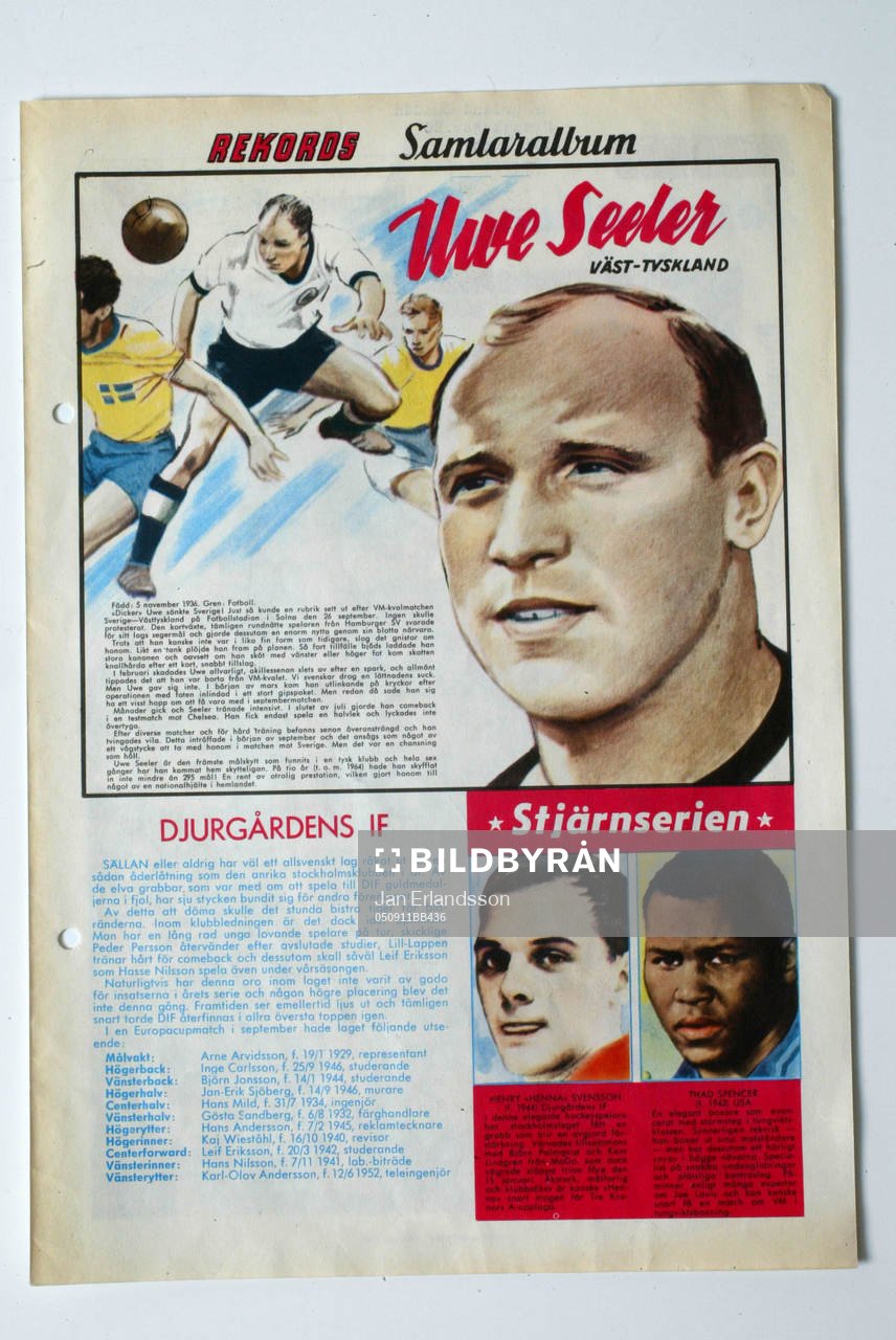 Fotboll, VM, 1958, Souvenir
