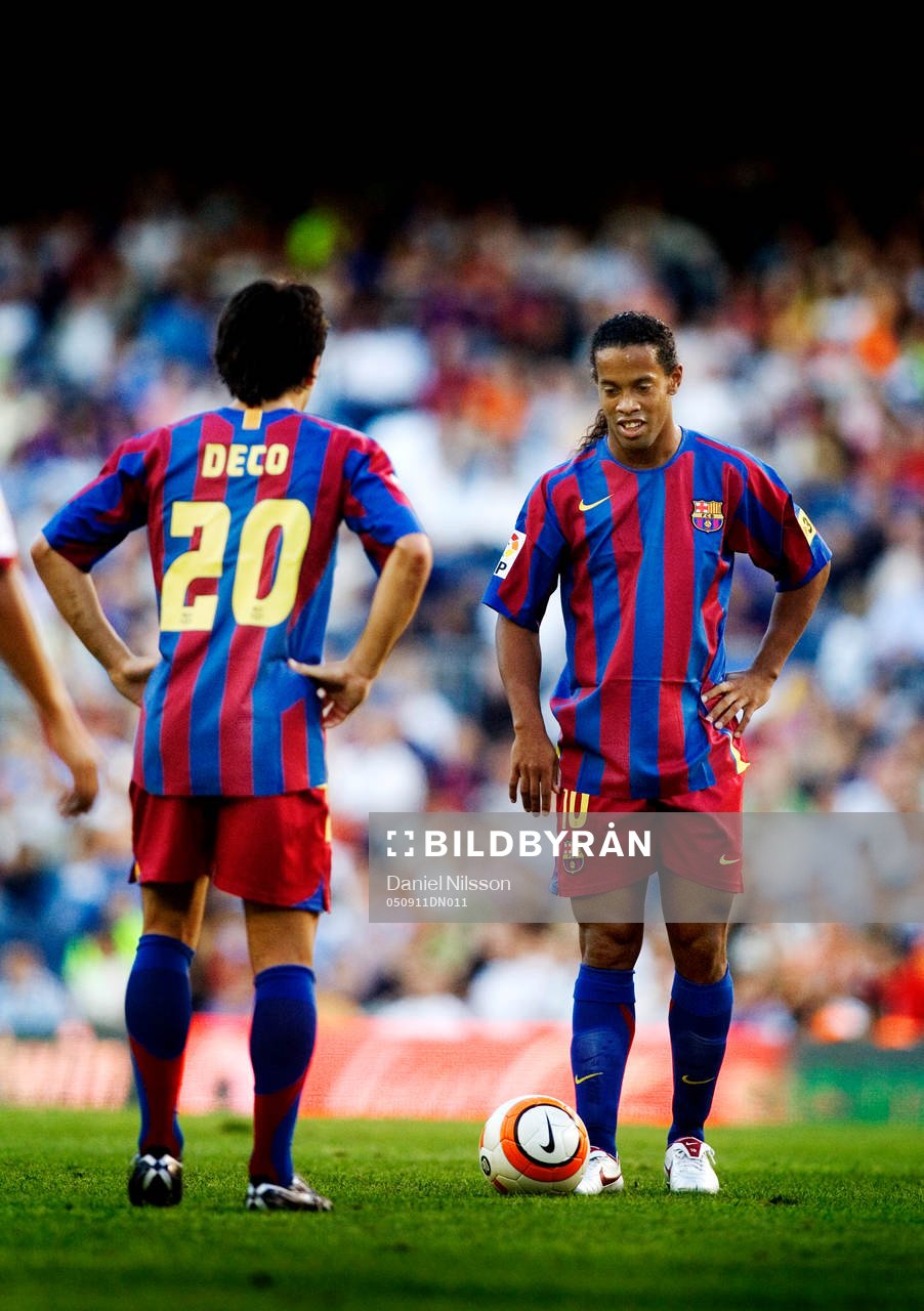  Ronaldinho och Deco, Barcelona, Frispark.