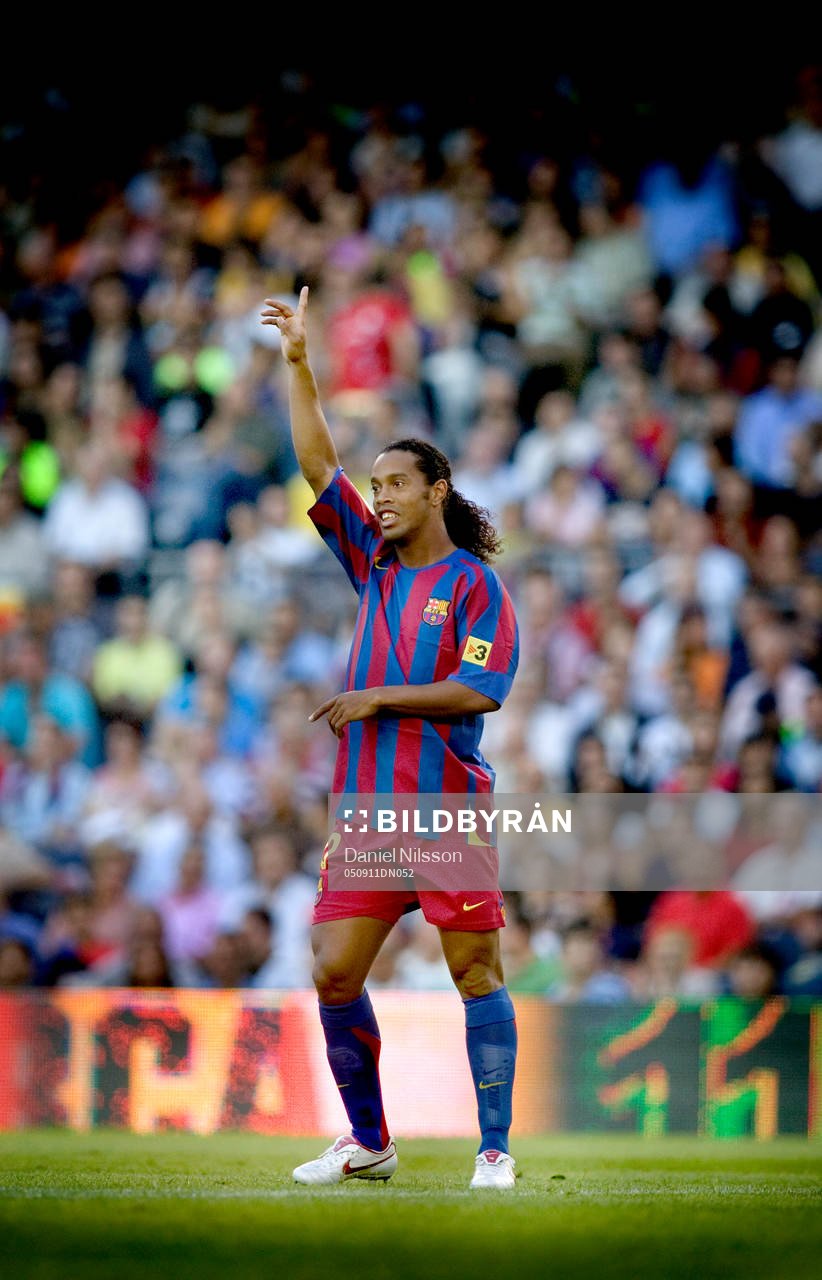 Fotboll, Spansk Liga, Primera Division, Ronaldinho,