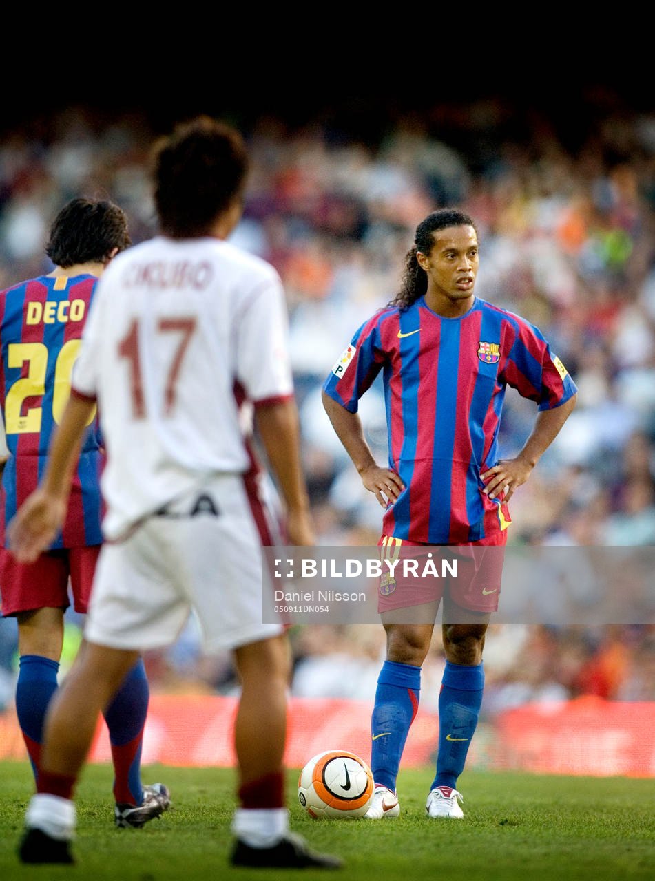 Fotboll, Spansk Liga, Primera Division, Barcelona -