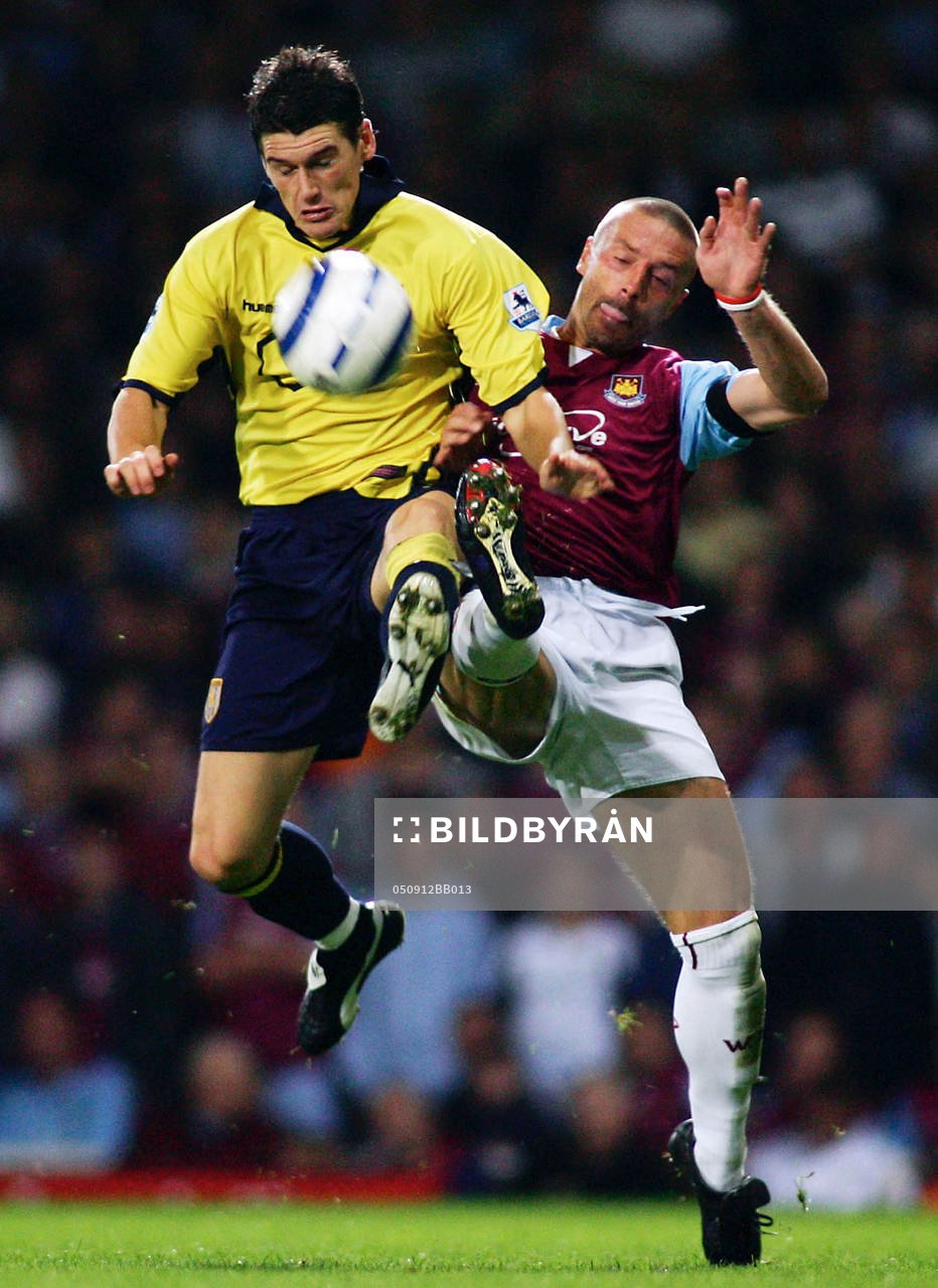  Gareth Barry,  Aston Villa och Tomas Repka, West Ham