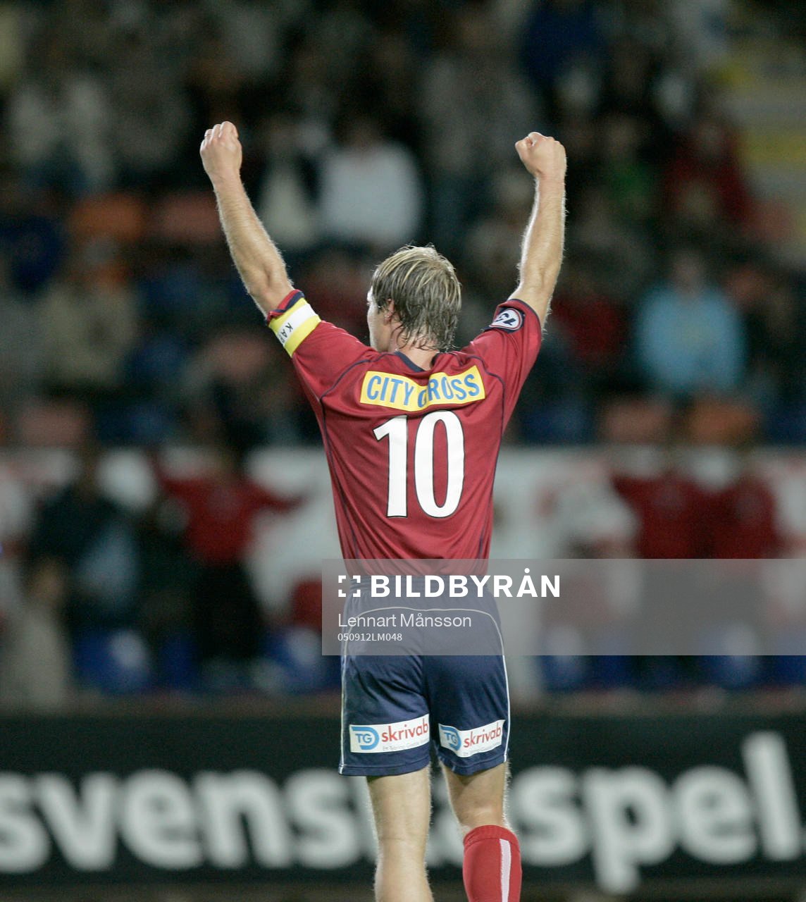  Fredrik Gustafson, Öster, jubel.