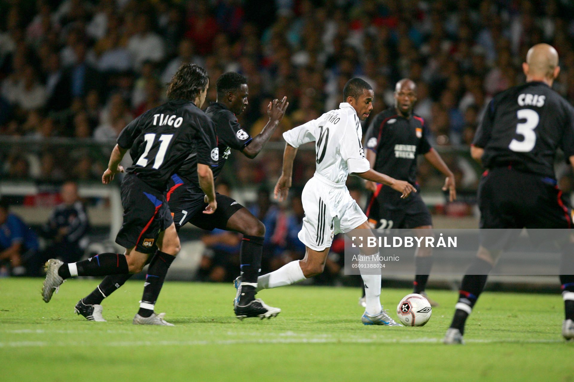 Robinho, Tiago och Mahamadou Diarra